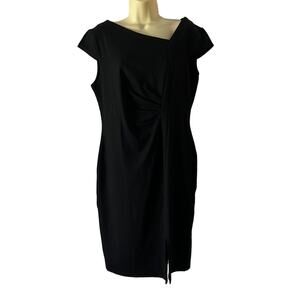 Homeyee 2XL Black Bodycon Knit Dress